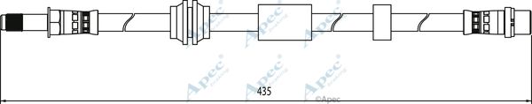 APEC BRAKING Pidurivoolik HOS4105